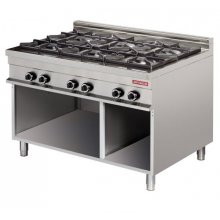 Cocina a gas 6 fuegos 6x8kw GR931-OUT-T1 ( OUTLET)