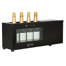 Expositor Sobremesa con Compresor 4º a 12º para 5 botellas de vino Línea PEKIN CV-7-DC