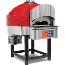 Horno de Pizza a Gas con Base de Piedra Fija 9 pizzas de Diámetro 300 mm EMPSPO03 Línea Estambul