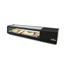 Vitrina refrigerada de tapas 8 bandejas GN1/3 color blanco 8VTG PLANA SUSHI (OUTLET)